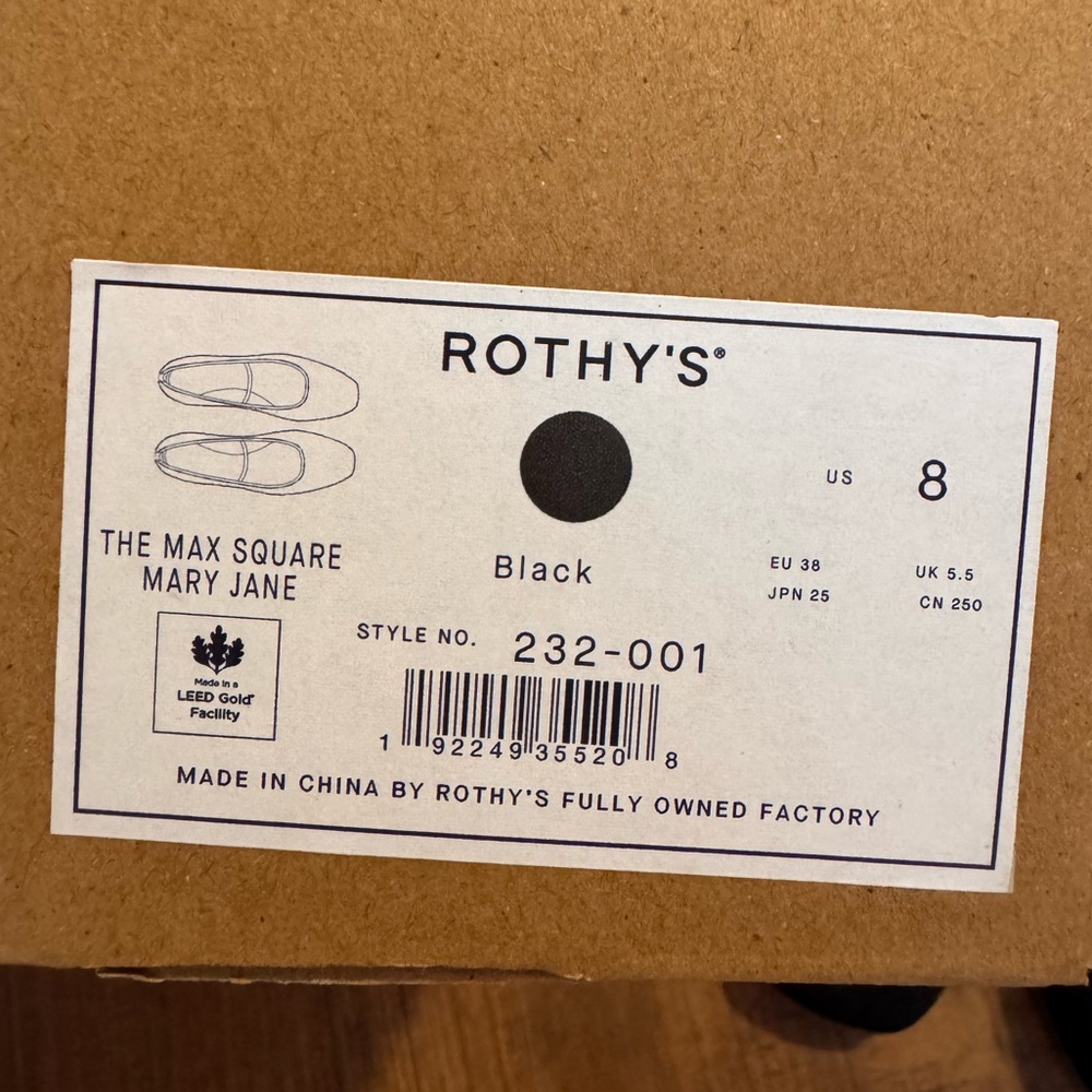 Rothy's The Max Square Mary Jane Size 8 - Picture 4 of 4
